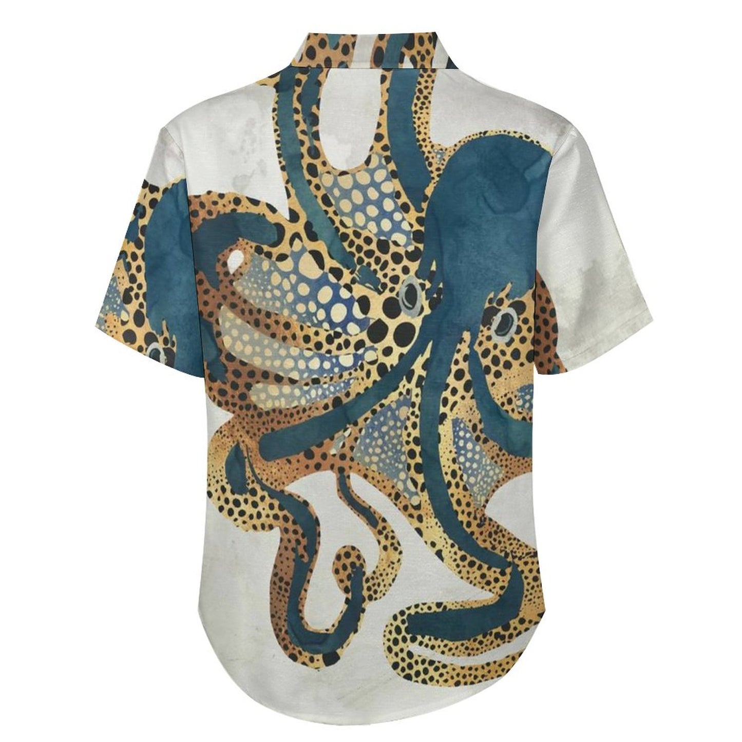 Men's Hawaiian Print Lapel Shirt 2304103195