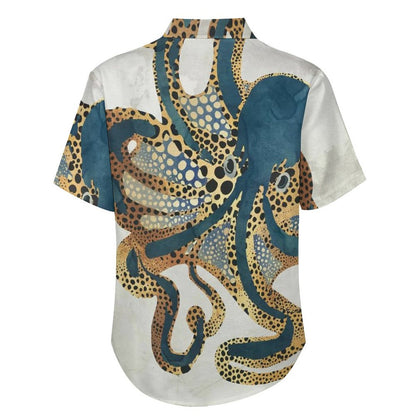 Men's Hawaiian Print Lapel Shirt 2304103195