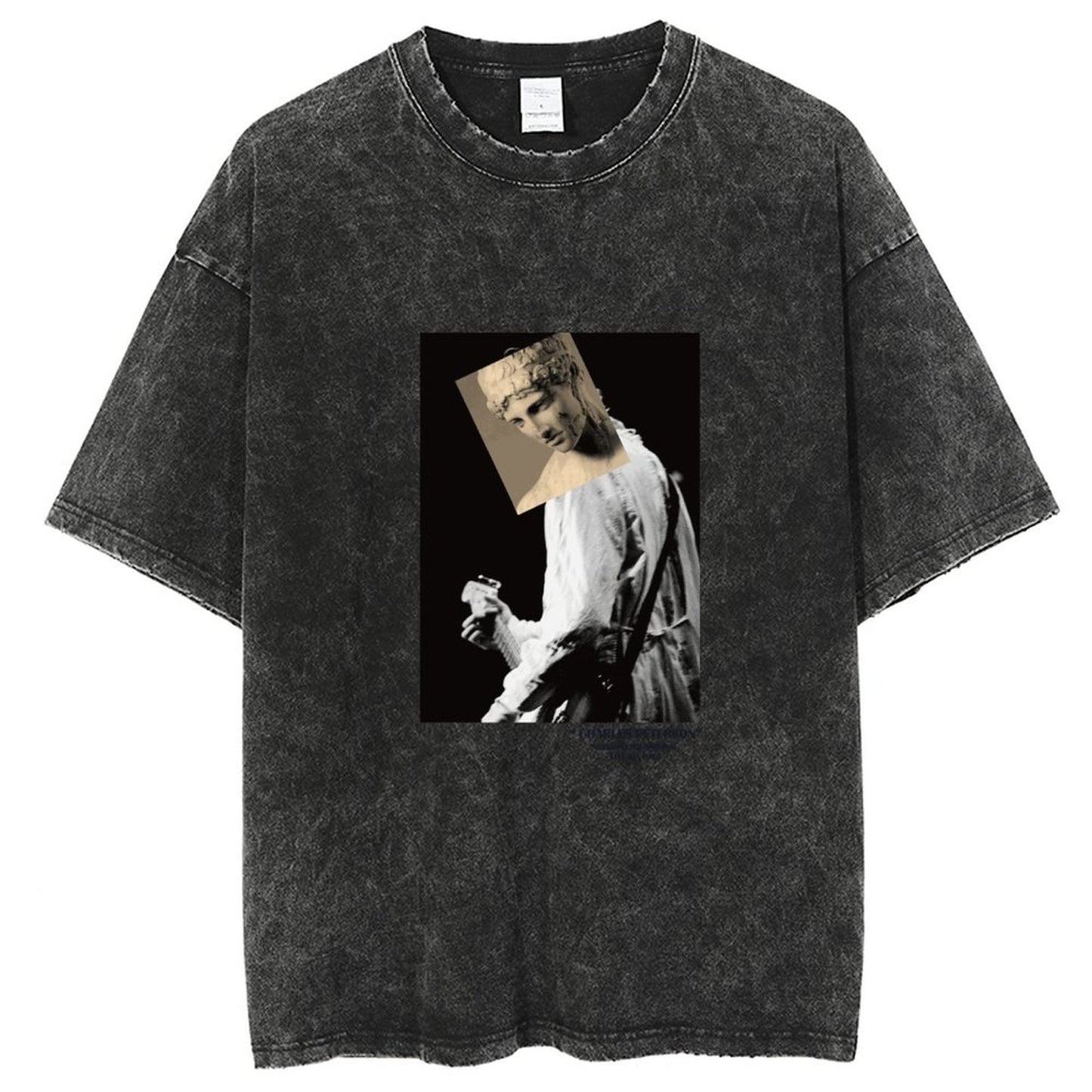 Unisex Vintage Solid Wash T-Shirts 2305102852