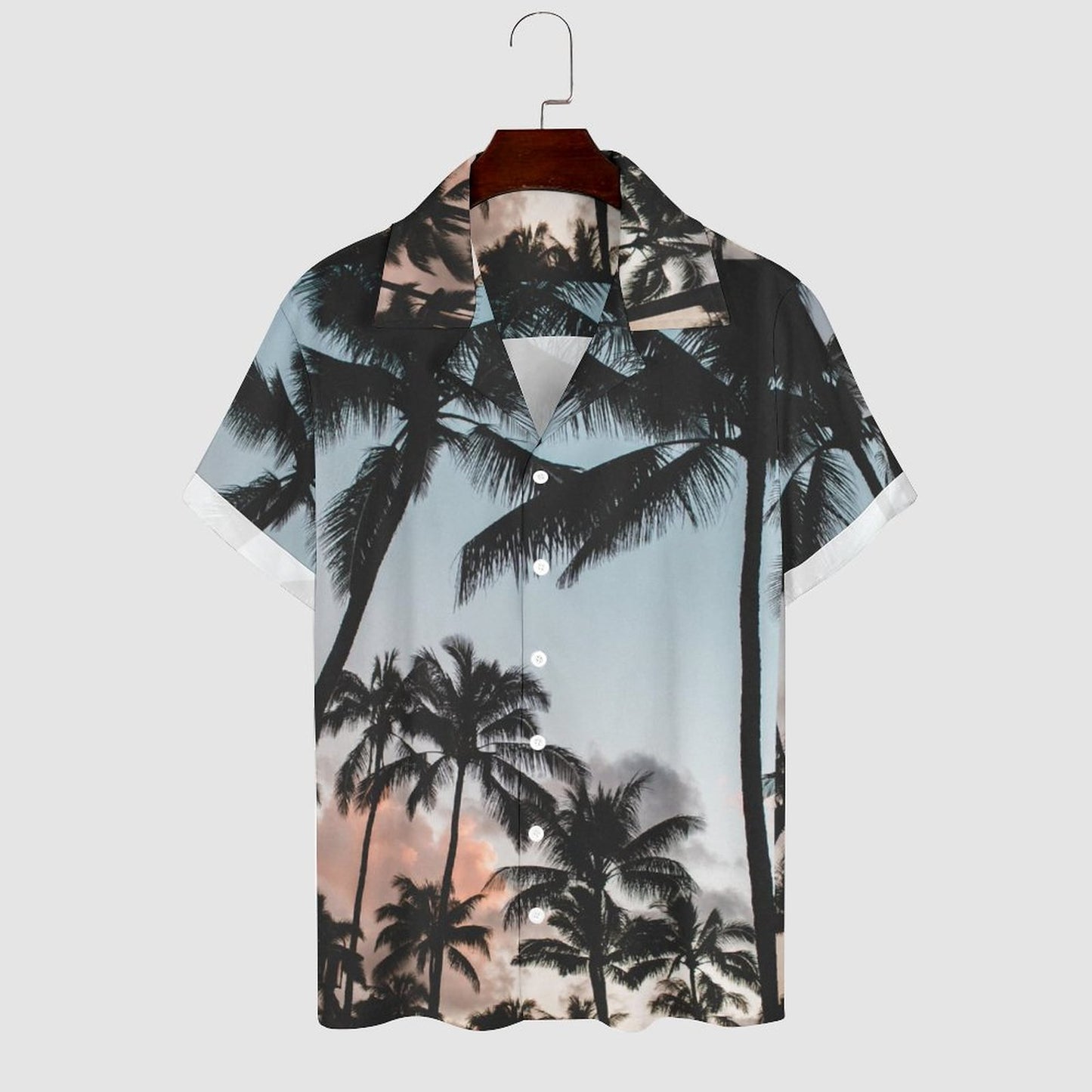 Men's Hawaiian Print Casual Shirt 2304107431