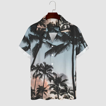 Men's Hawaiian Print Casual Shirt 2304107431