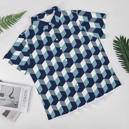 Men's Fashion Casual Printed Short Sleeve Shirts 2306101896