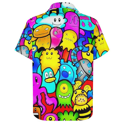 Men's Hawaiian Casual Short Sleeve Shirt 2306105794