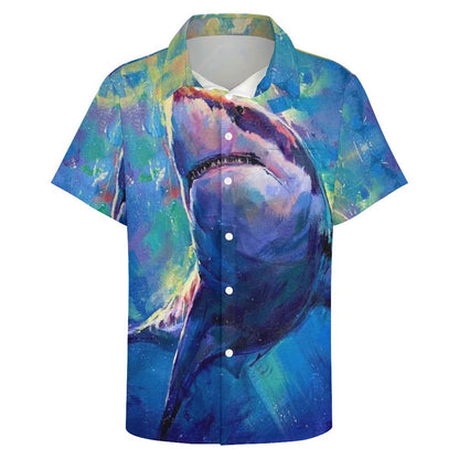 Men's Hawaiian Print Resort Shirt 2304108673