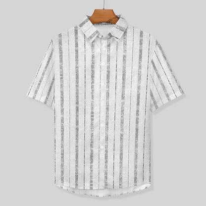 Men's Hawaiian Print Lapel Shirt 2304103744