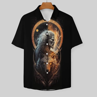 Men's Fashion Casual Printed Short Sleeve Shirts 2306101393