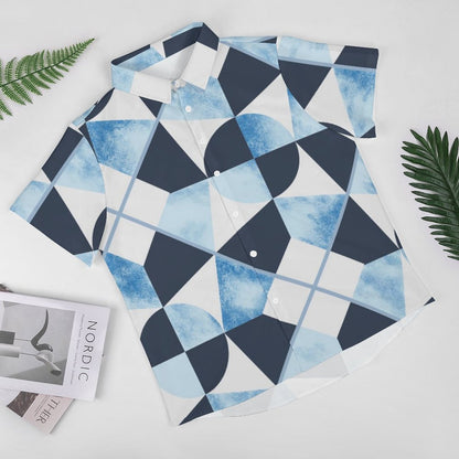 Men's Fashion Casual Printed Short Sleeve Shirts 2305107120