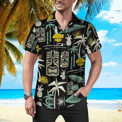 Men's Hawaiian Casual Short Sleeve Shirt 2305102401