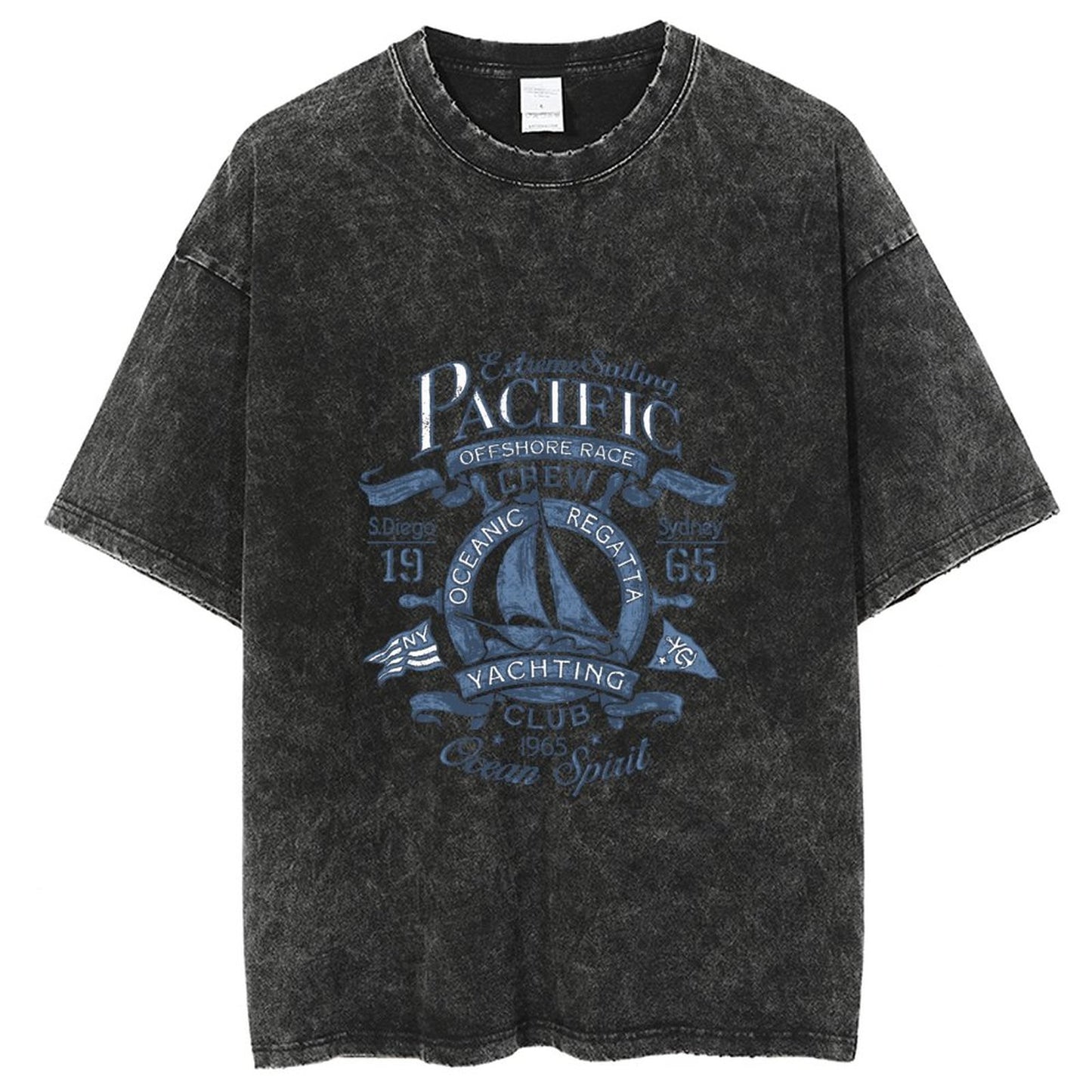 Unisex Vintage Solid Wash T-Shirts 2305101921