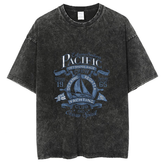 Unisex Vintage Solid Wash T-Shirts 2305101921