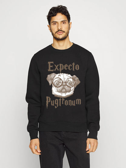 Unisex Round Neck Casual Printed Long Sleeve Sweatshirt