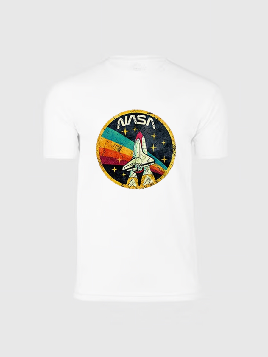 Unisex Round Neck Casual Printed Short Sleeve T-Shirt