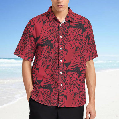 Men's Fashion Casual Printed Short Sleeve Shirts 2305107068