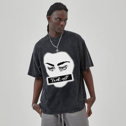 Unisex Vintage Solid Wash T-Shirts 2305102847