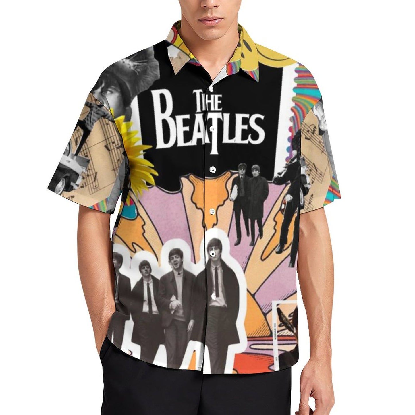 Men's Fashion Casual Printed Short Sleeve Shirts 2306102312