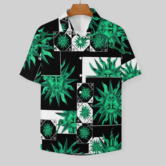 Men's Fashion Casual Printed Short Sleeve Shirts 2306100031