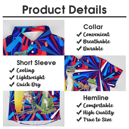 Men's Hawaiian Casual Short Sleeve Shirt 2306104270