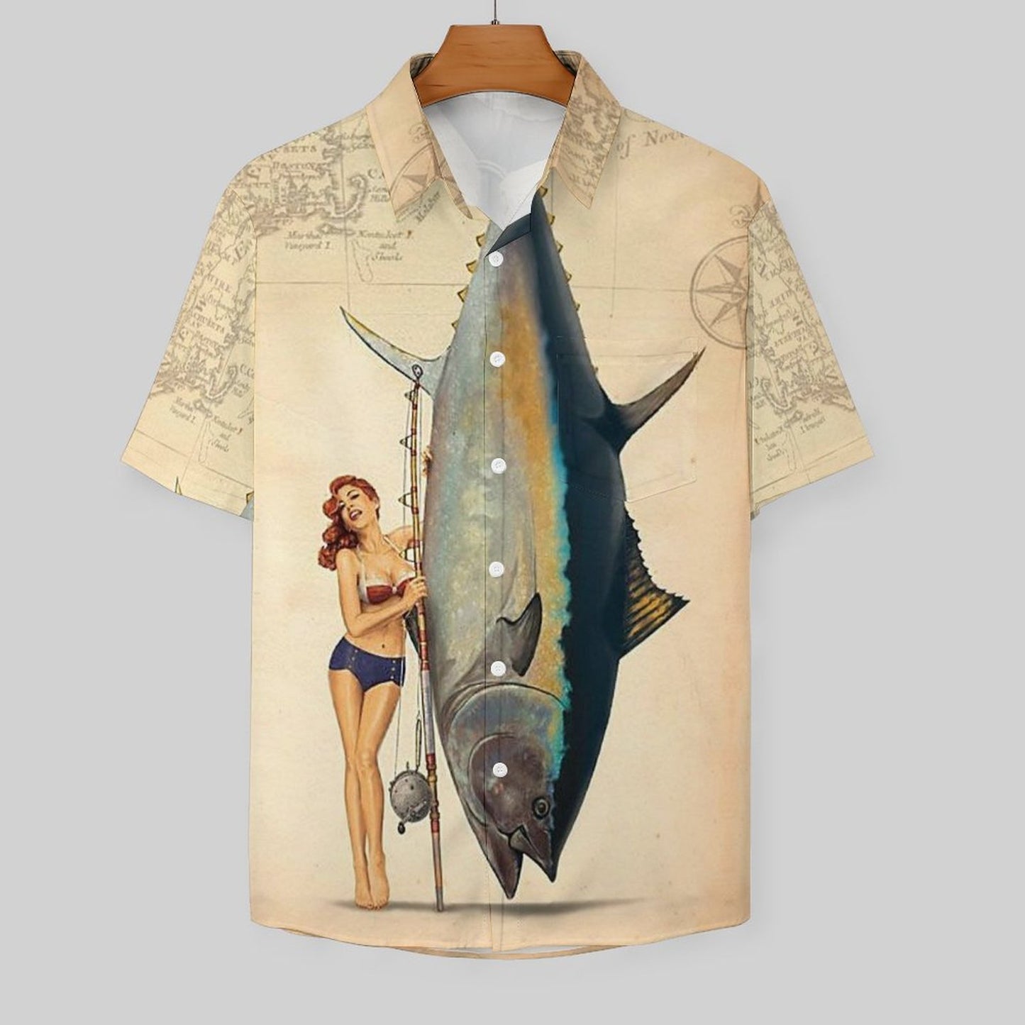 Men's Hawaiian Casual Short Sleeve Shirt 2306101856