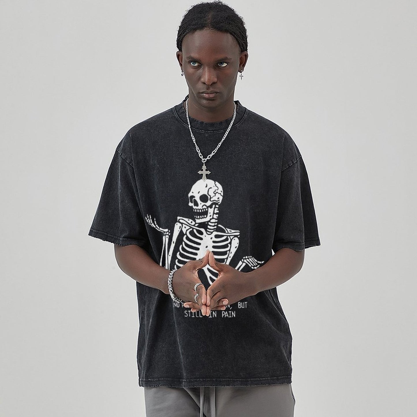 Unisex Vintage Solid Wash T-Shirts 2305101606