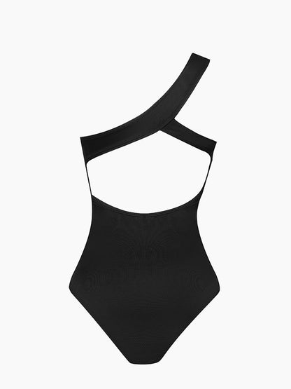 Cutout Flower Embellished One-Piece Swimsuit
