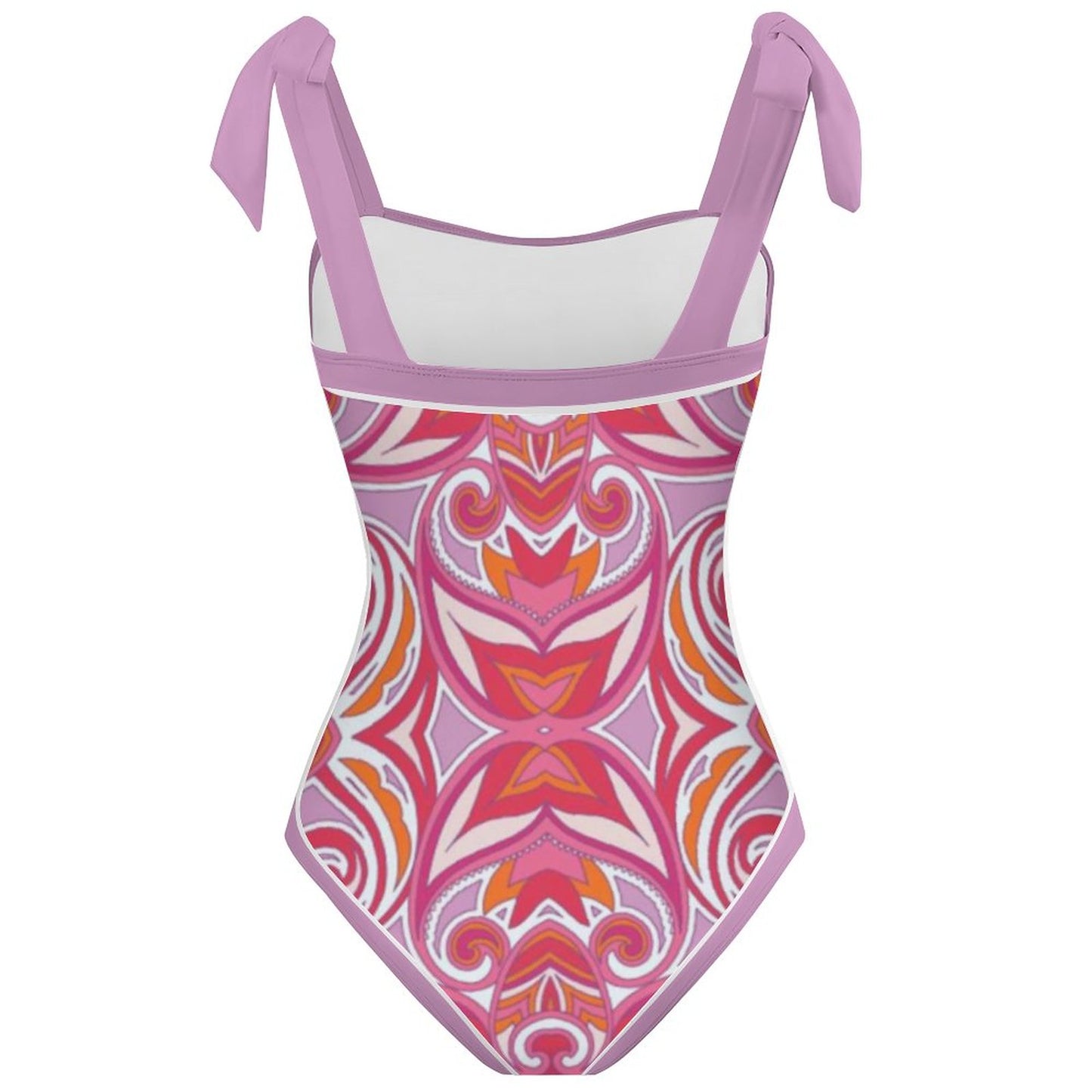Fashion Printed One Piece Swimsuit And Cover Up 2305104421