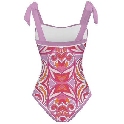 Fashion Printed One Piece Swimsuit And Cover Up 2305104421