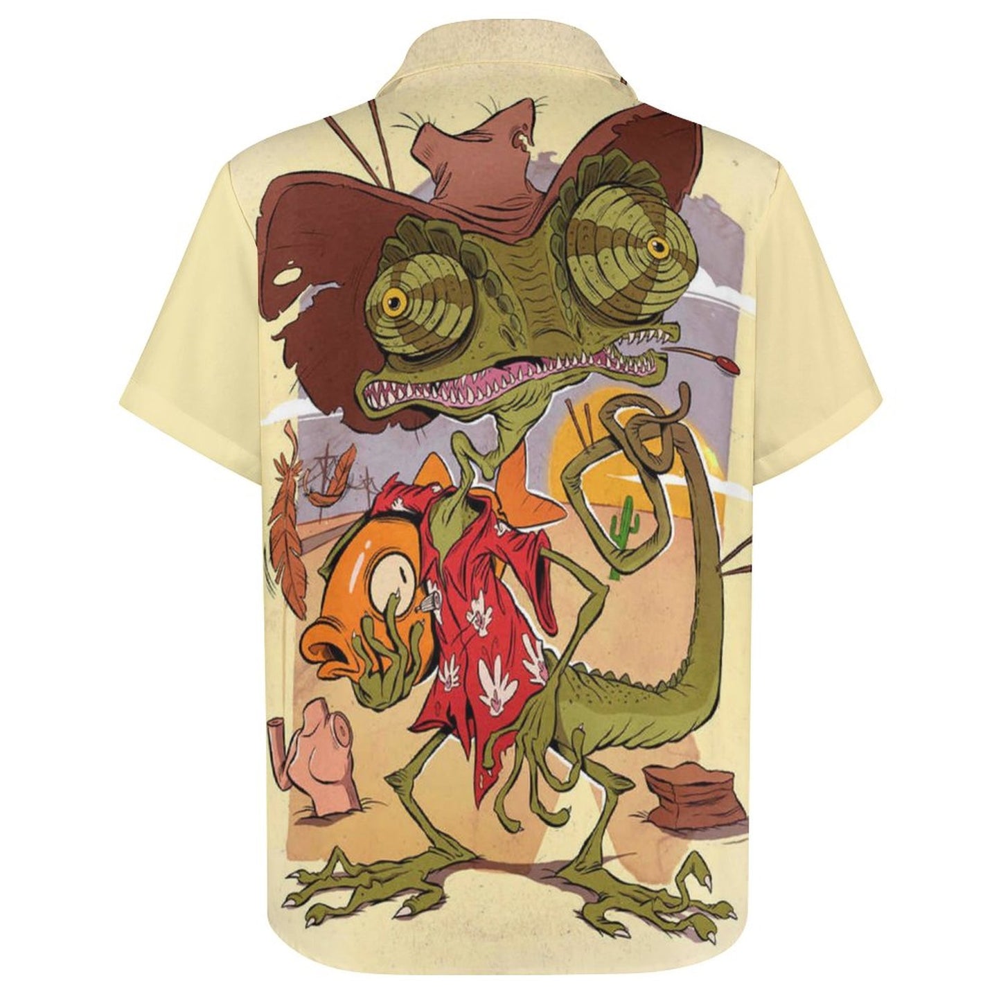 Men's Hawaiian Casual Short Sleeve Shirt 2306103512