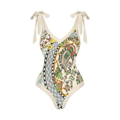 Casual Printed One Piece Swimsuit And Cover Up 2306103193