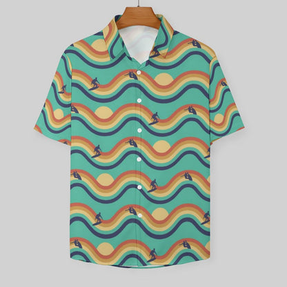 Men's Hawaiian Print Resort Shirt 2305103721