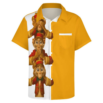 Men's Hawaiian Casual Short Sleeve Shirt 2306103808