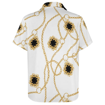 Men's Fashion Casual Printed Short Sleeve Shirts 2306100784