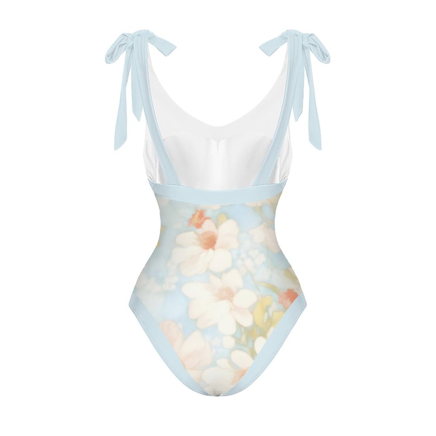 Casual Printed One-Piece Swimsuit And Cover Up 2305102473