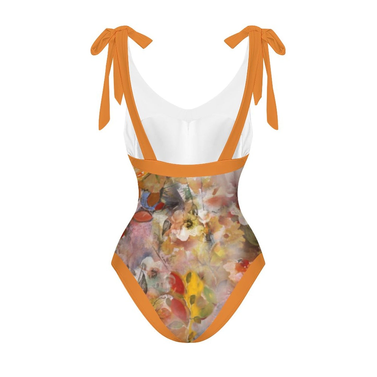 Casual Printed One-Piece Swimsuit And Cover Up 2305102697