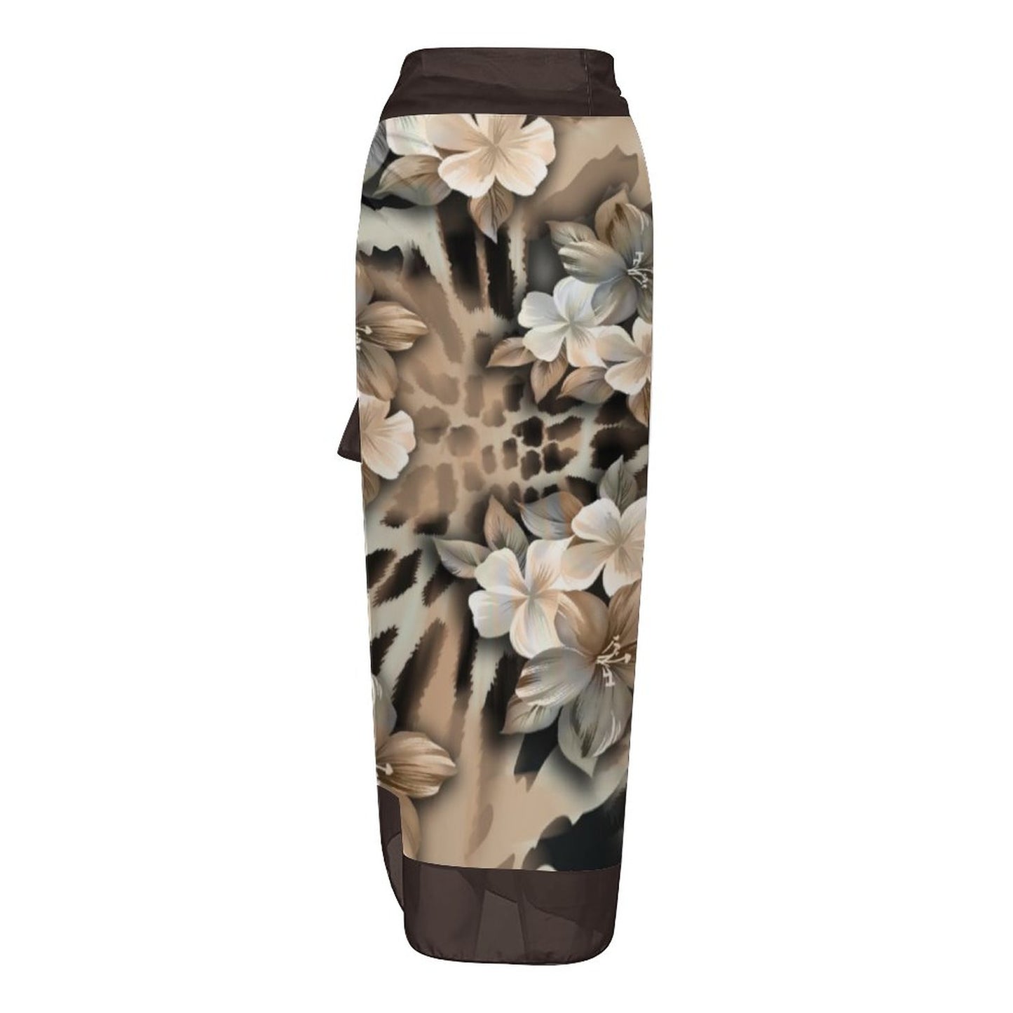 Casual Printed One-Piece Swimsuit And Cover Up 2305102416