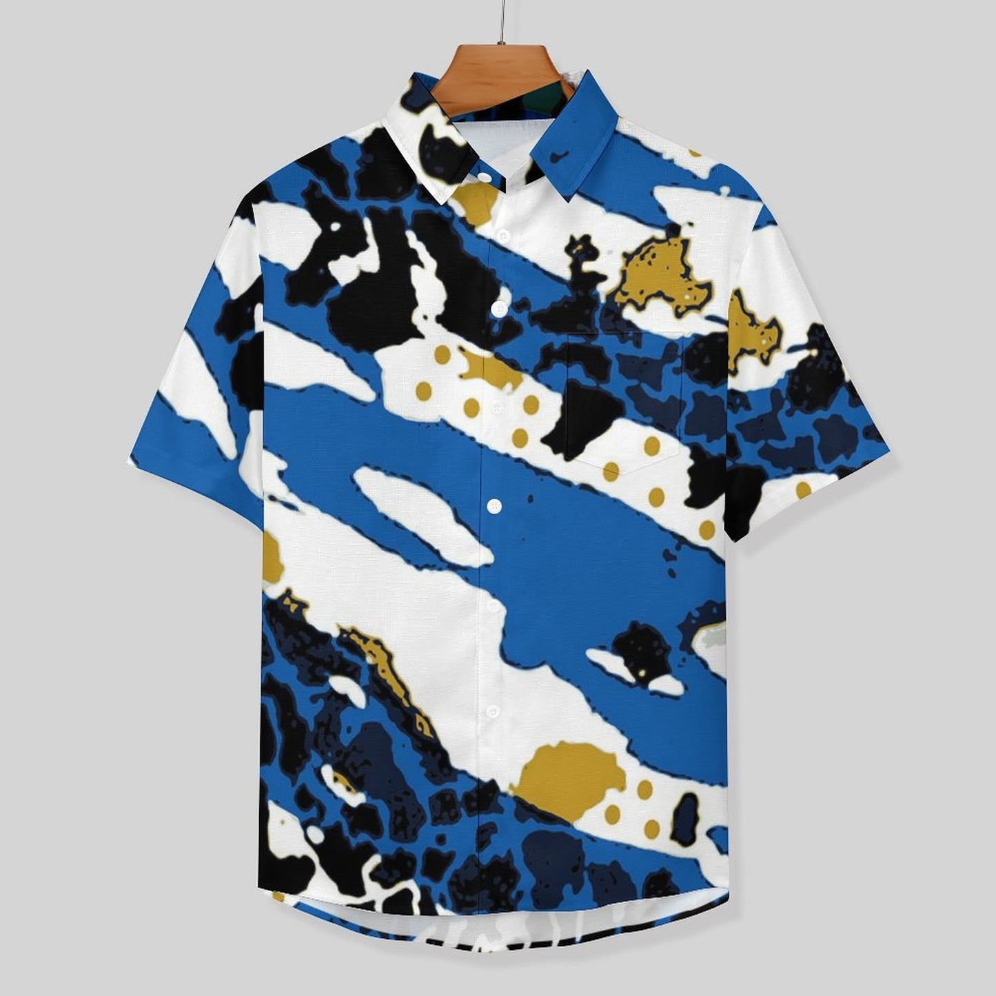 Men's Ocean Print Vacation Hawaiian Shirt 2306104060