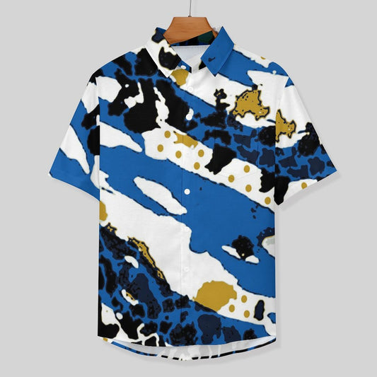 Men's Ocean Print Vacation Hawaiian Shirt 2306104060
