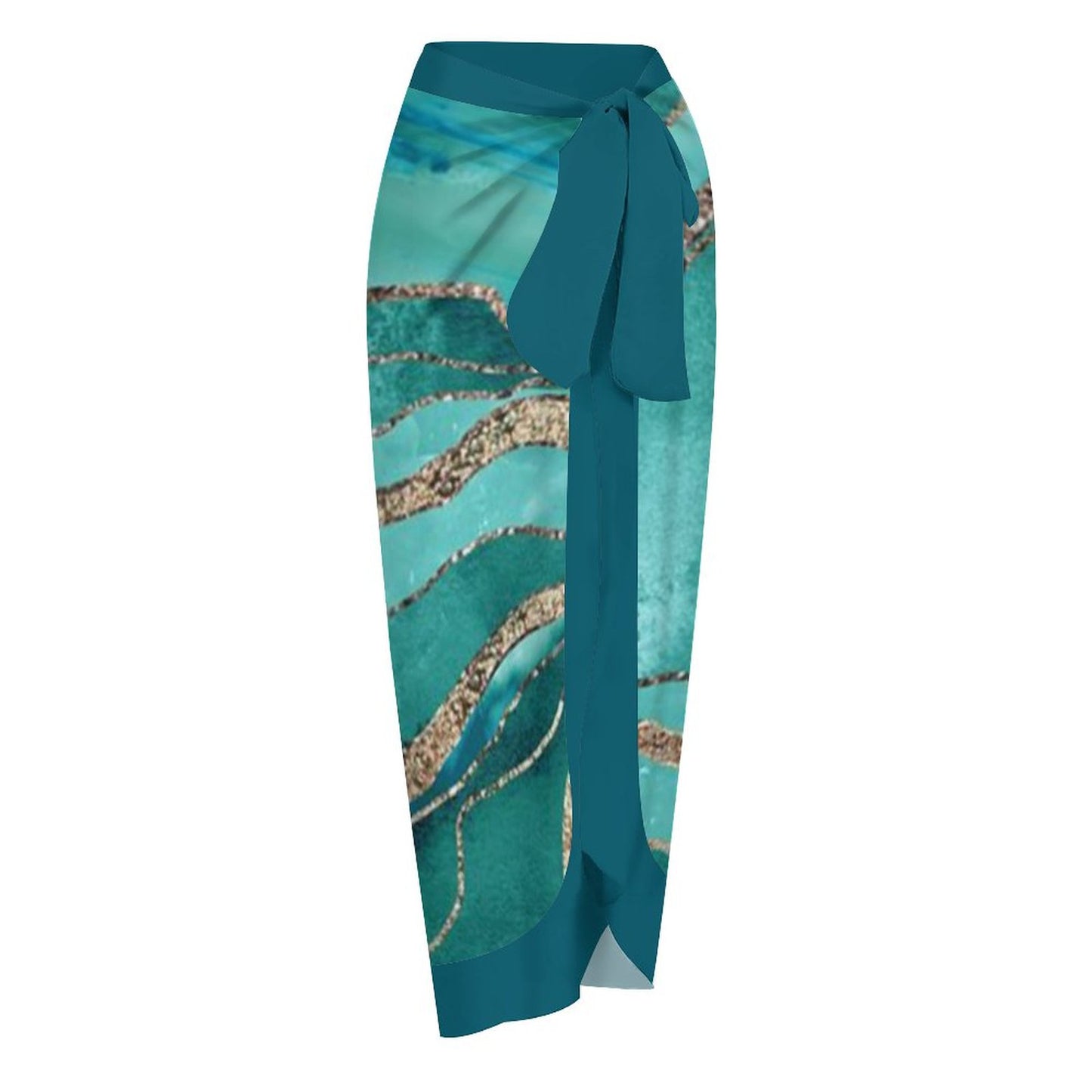 Casual Printed One-Piece Swimsuit And Cover Up 2305102700