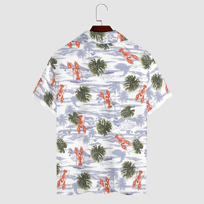 Men's Hawaiian Casual Short Sleeve Shirt 2305102296