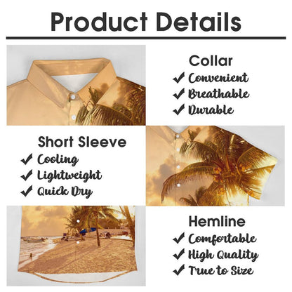 Men's Hawaiian Casual Short Sleeve Shirt 2306105392