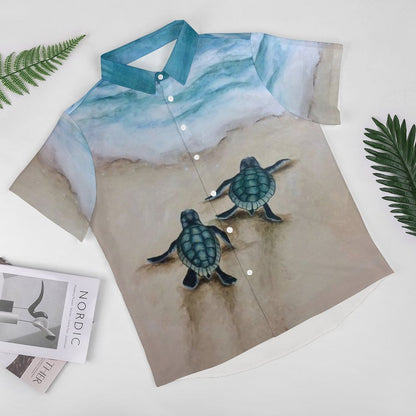 Men's Hawaiian Print Resort Shirt 2304109867