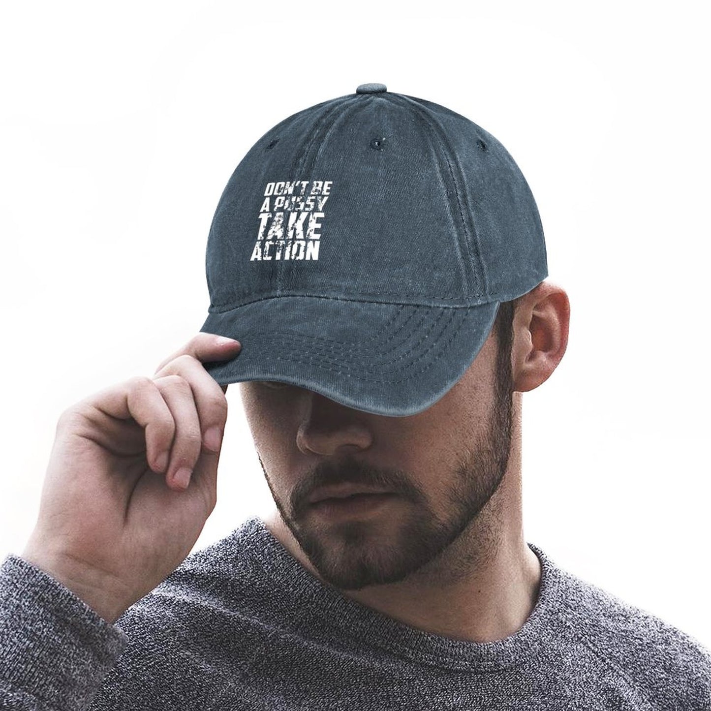 JOC Washed Denim Baseball Cap 2305102341
