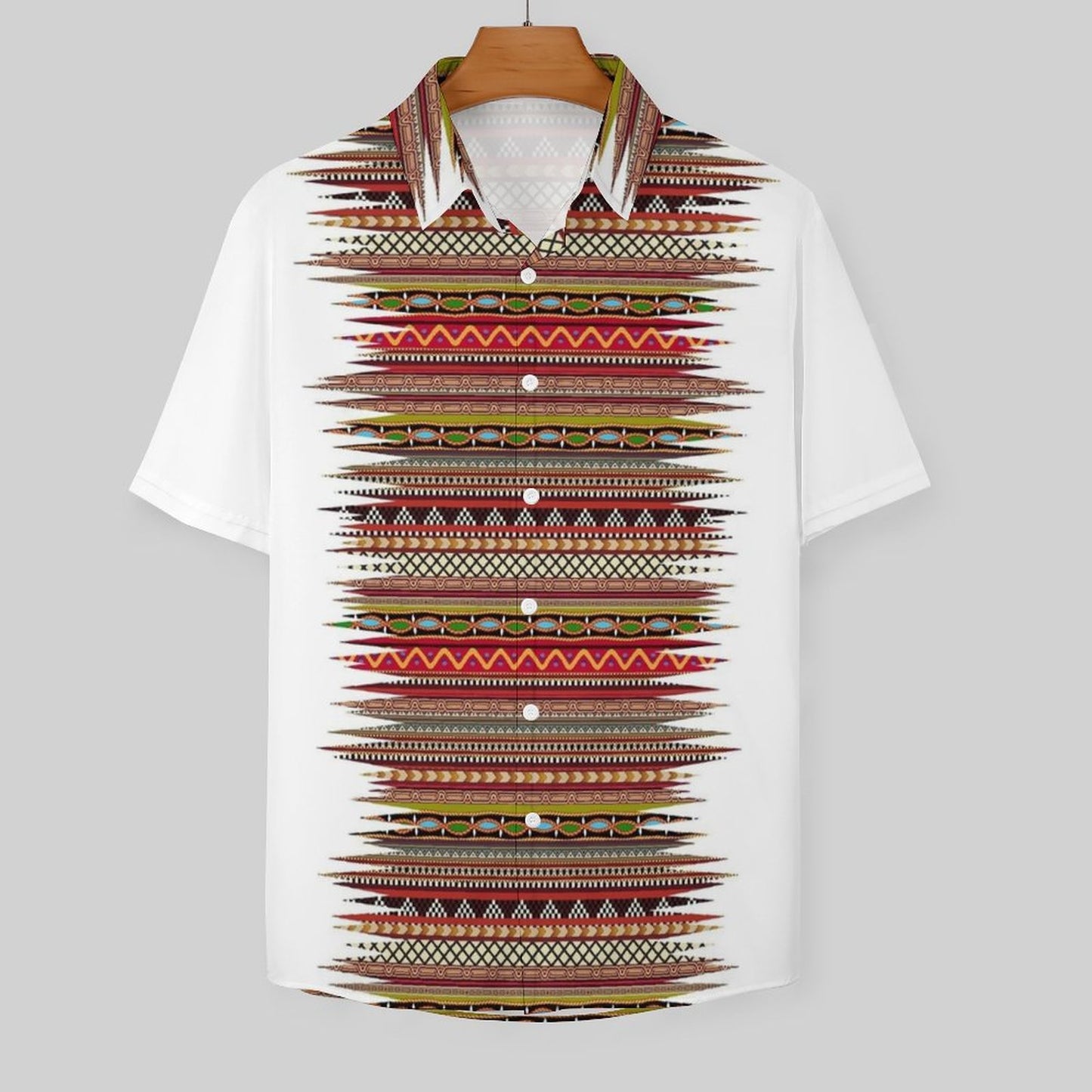 Men's Fashion Casual Printed Short Sleeve Shirts 2306101505