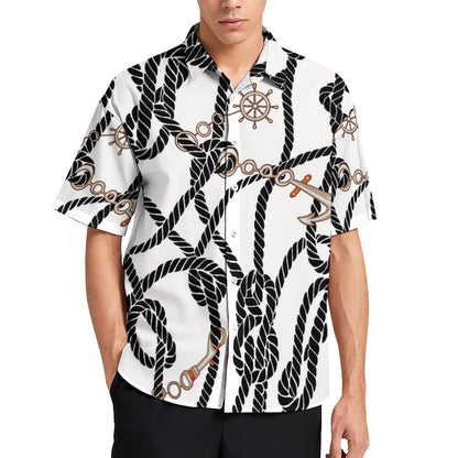 Men's Fashion Casual Printed Short Sleeve Shirts 2306100946