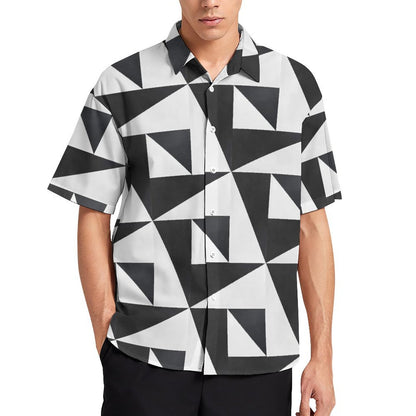 Men's Fashion Casual Printed Short Sleeve Shirts 2306101731