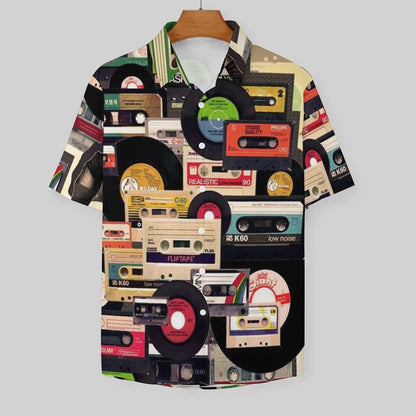 Men's Fashion Casual Printed Short Sleeve Shirts 2306101724