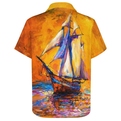 Men's Hawaiian Casual Short Sleeve Shirt 2306105393
