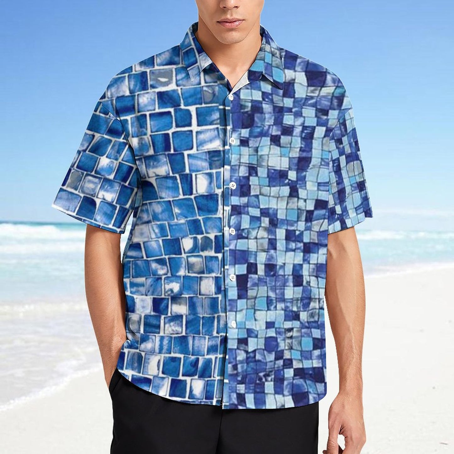 Men's Fashion Casual Printed Short Sleeve Shirts 2306101892