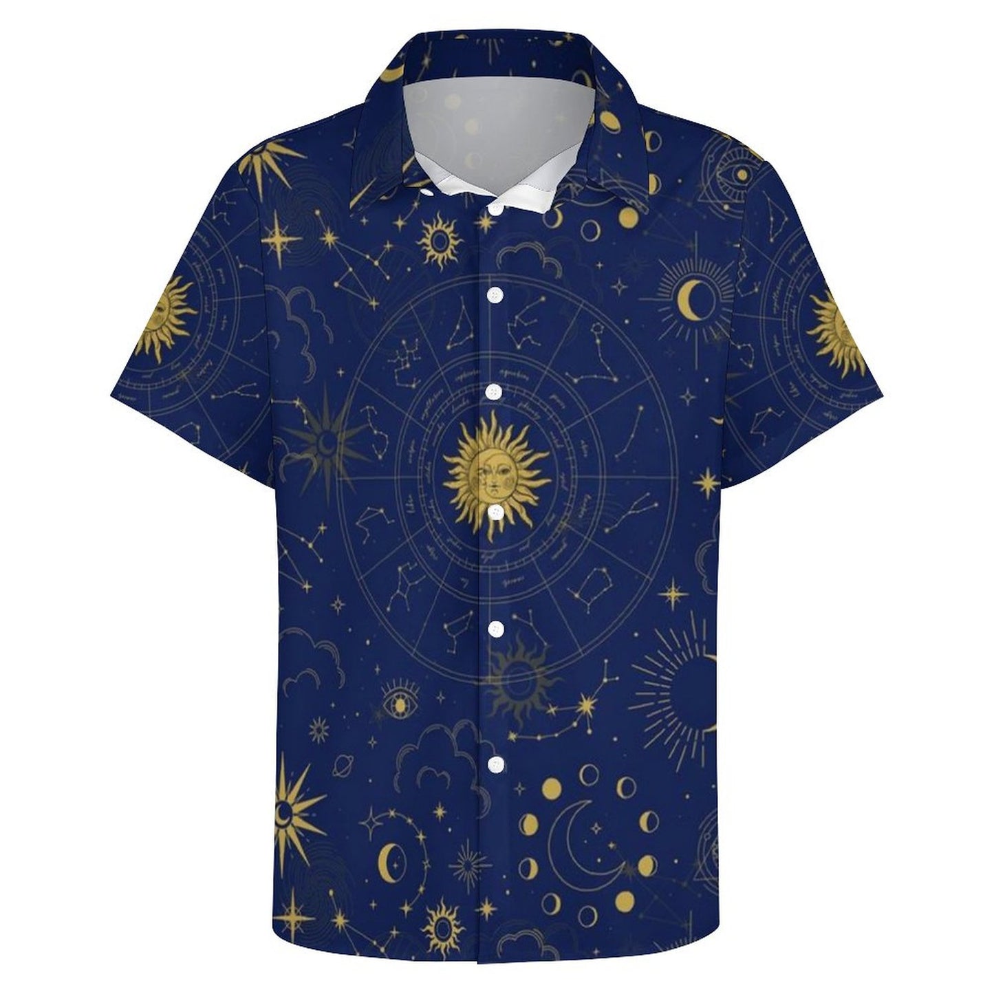 Men's Fashion Casual Printed Short Sleeve Shirts 2306100973