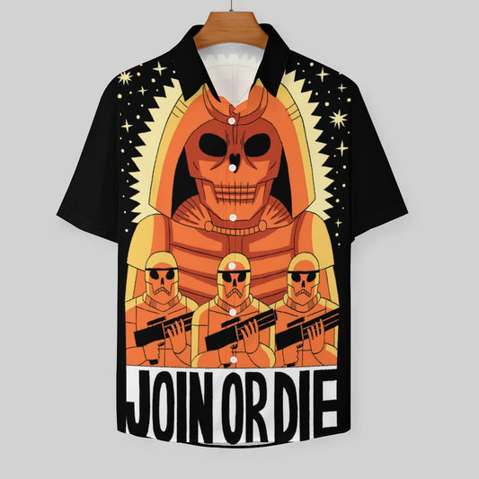Men's Fashion Casual Printed Short Sleeve Shirts 2306104388