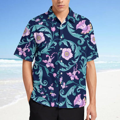 Men's Fashion Casual Printed Short Sleeve Shirts 2306100458